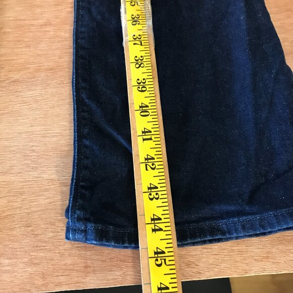 Hudson Barbara Jeans Women 34 Blue Ombre Foil Flared Wide Leg High Rise 16624 - Picture 7 of 14